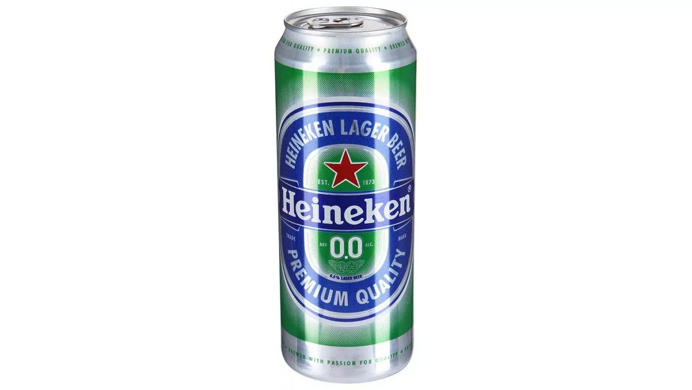 Пиво Heineken (безалкогольное) ж/б 0,45л.