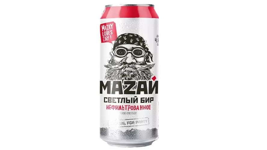 Пиво Маzай ж/б 0,45л.
