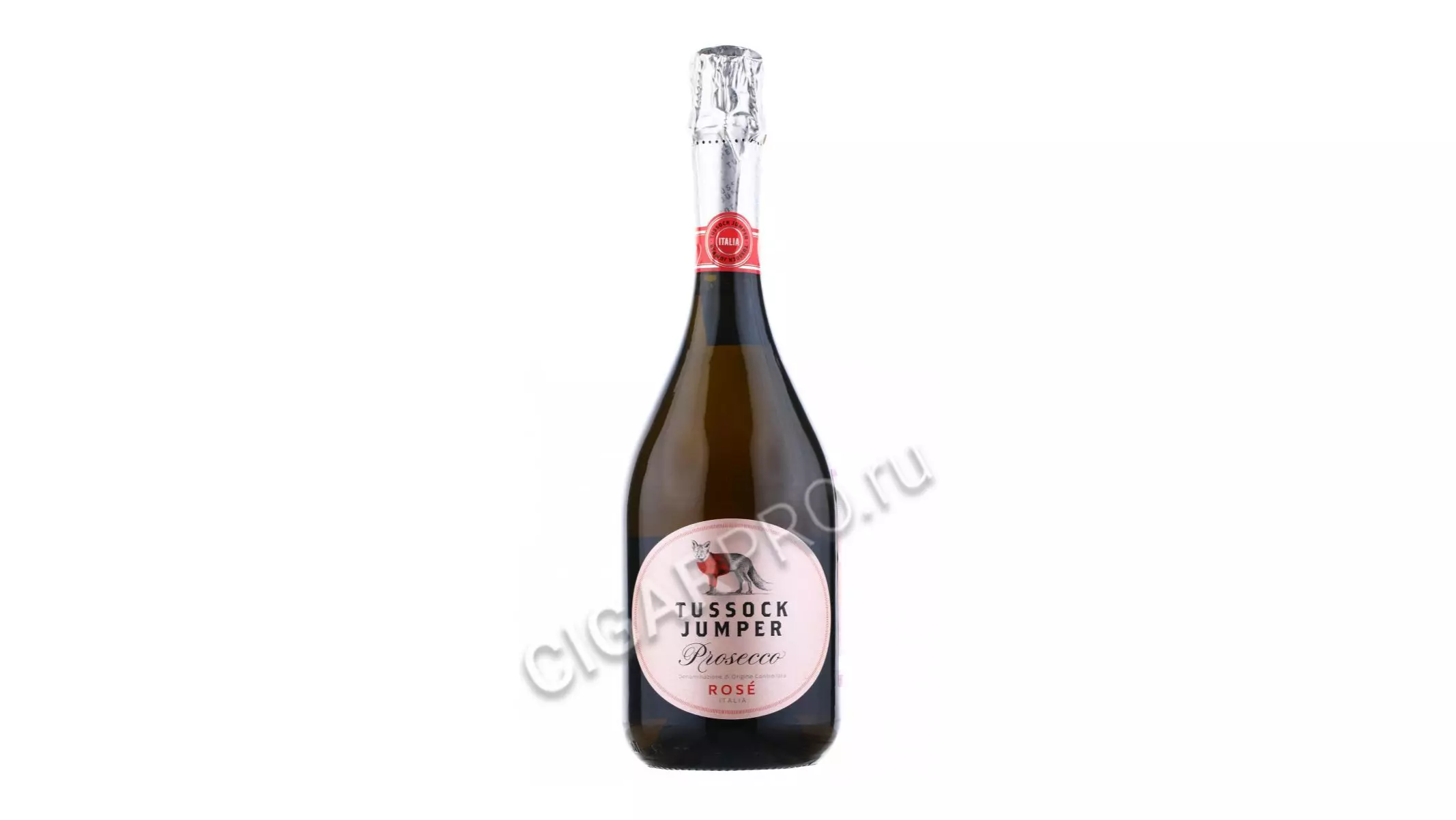 Игристое вино Tussock Jumper Prosecco Rose (Лиса/Италия) Розовое сухое 0.75л.