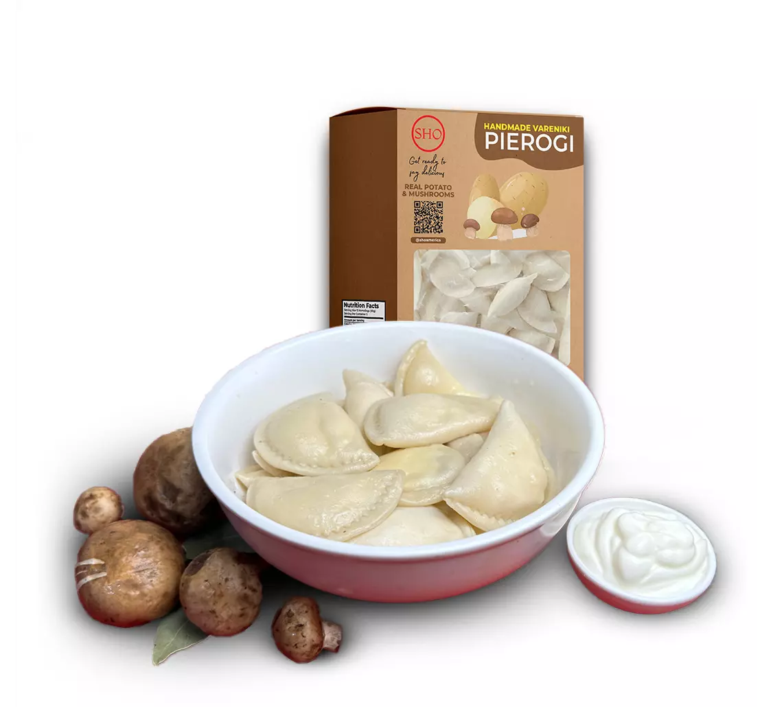 Pierogi with REAL Potato and Mushrooms Handmade 