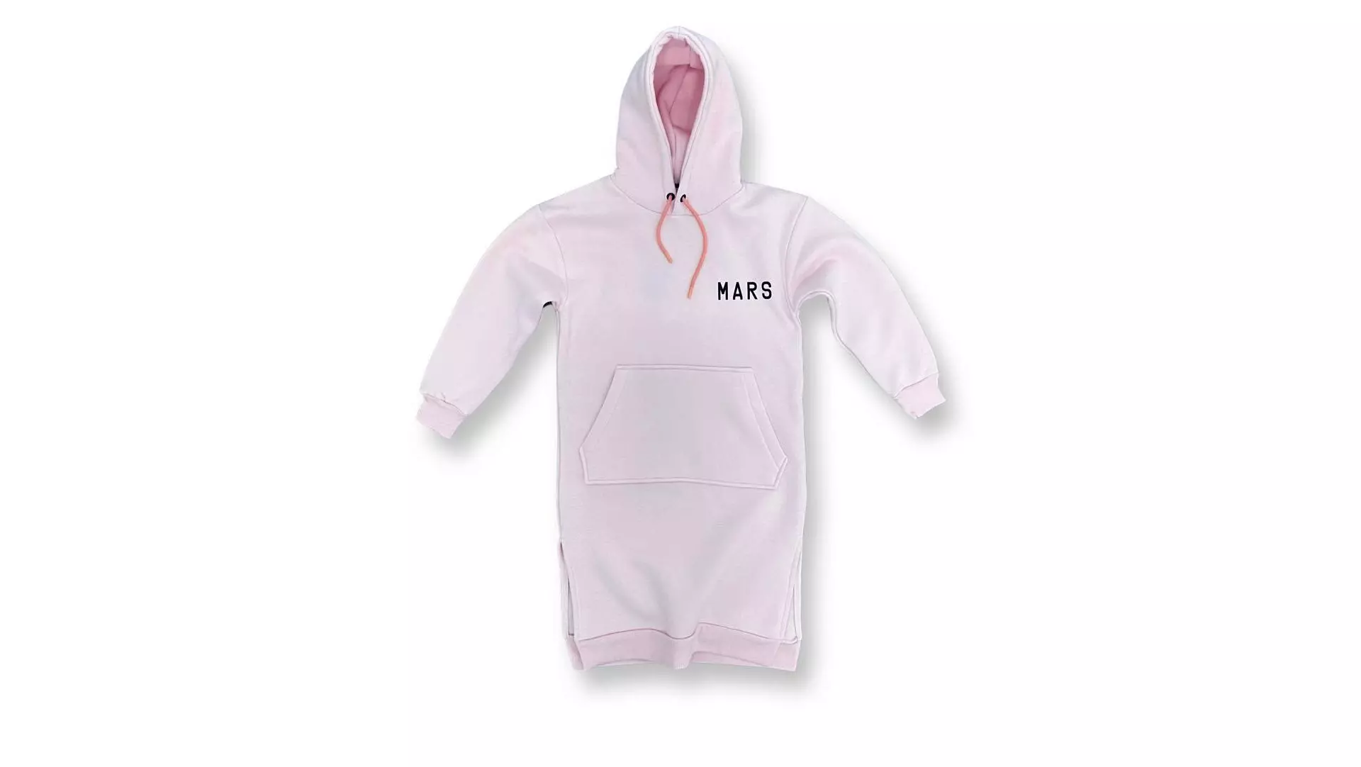 худи платье розового цвета