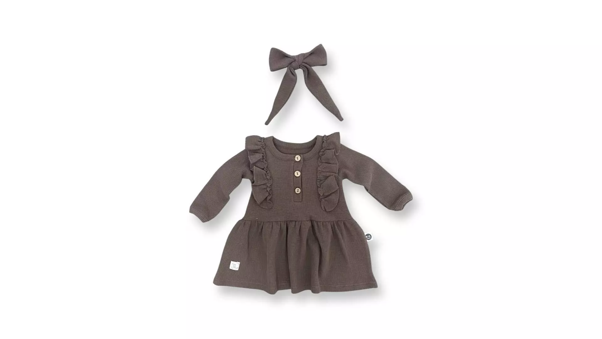 платье коричневое