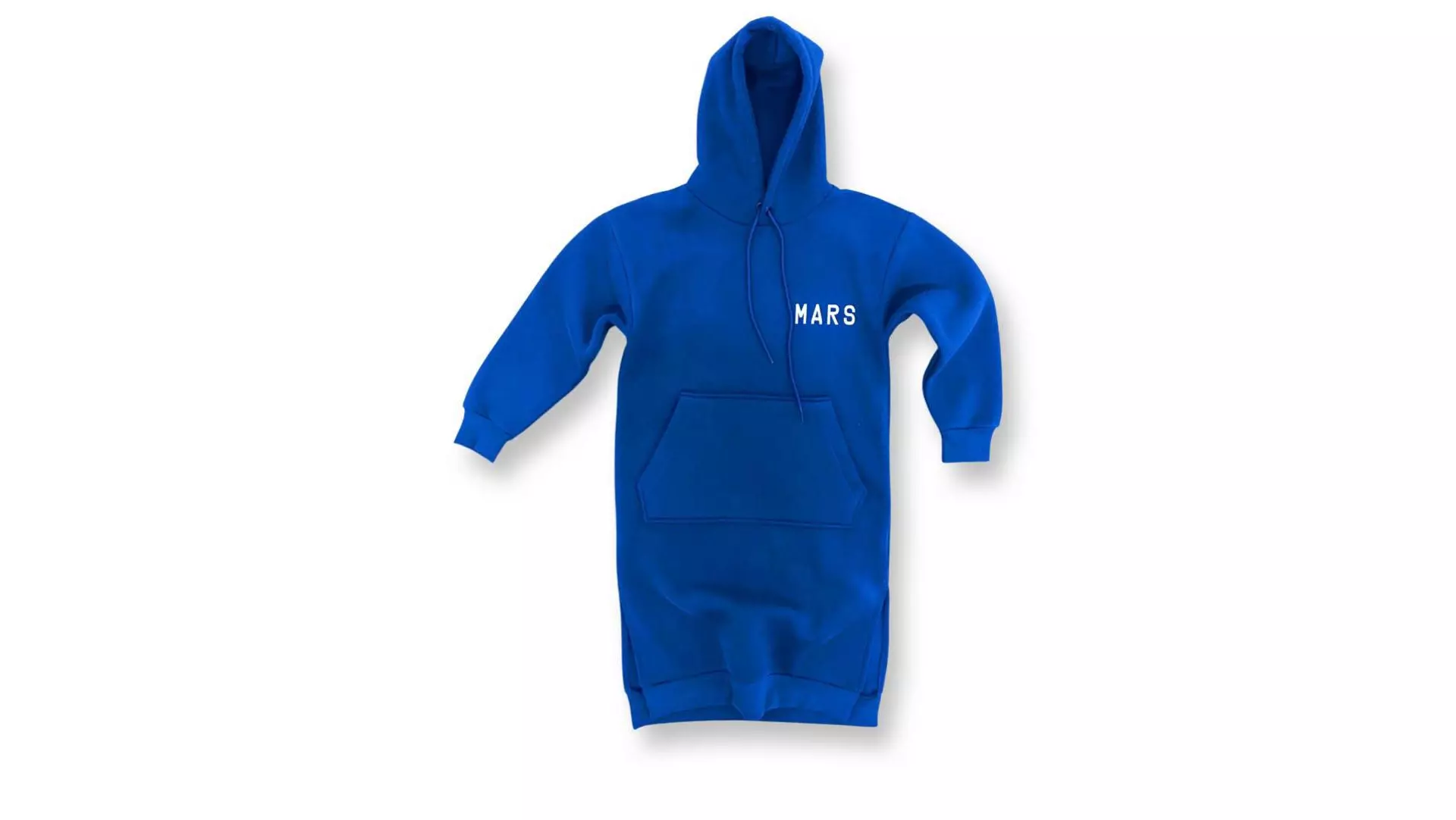 худи платье синего цвета