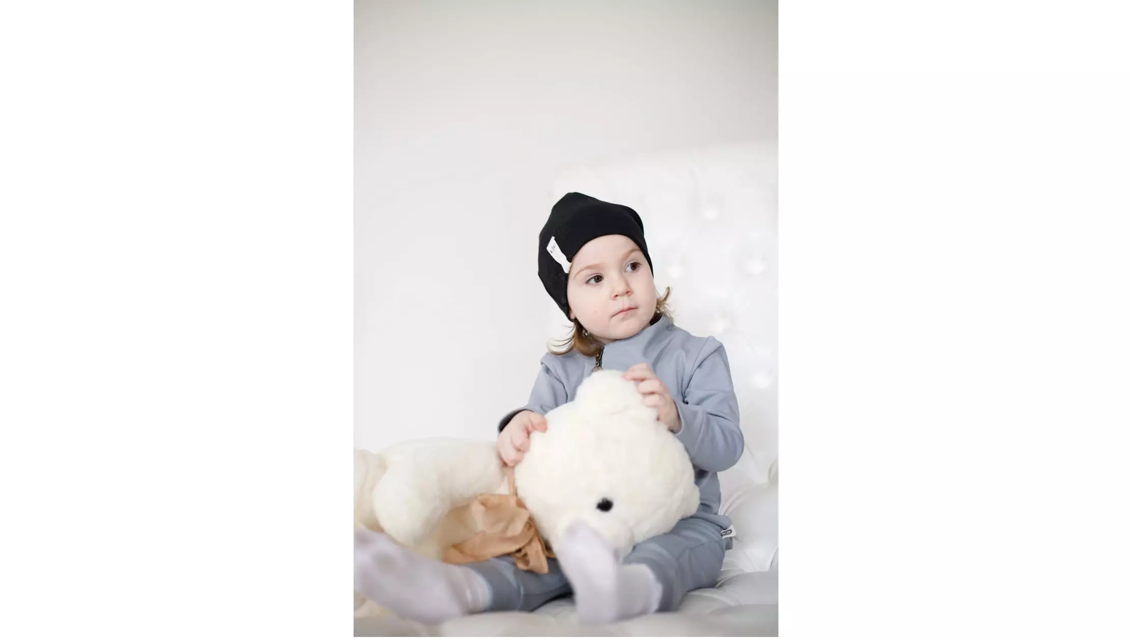 ромпер серо-голубой 