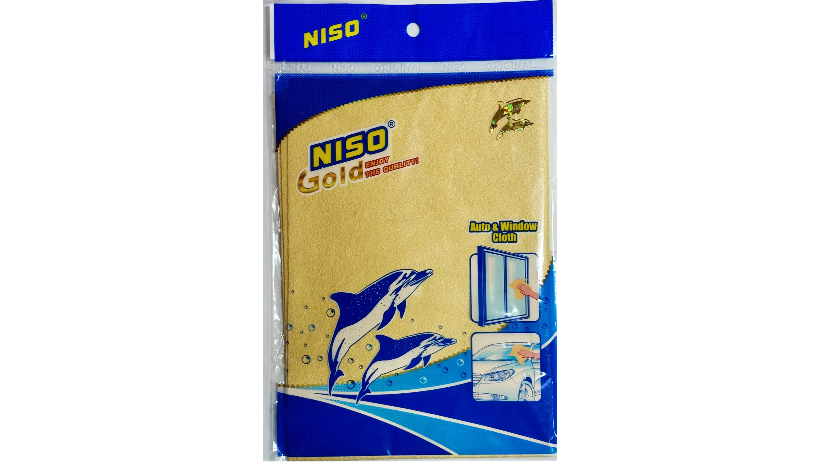 NISO тряпка 1 шт, микрофибра, силикон