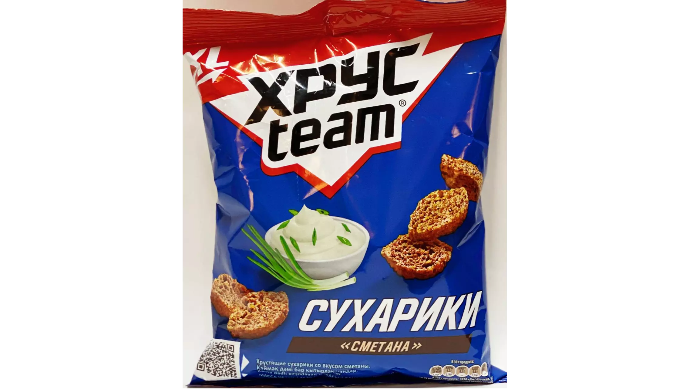 Сухарики Хрусteam ржаные сметана 100 