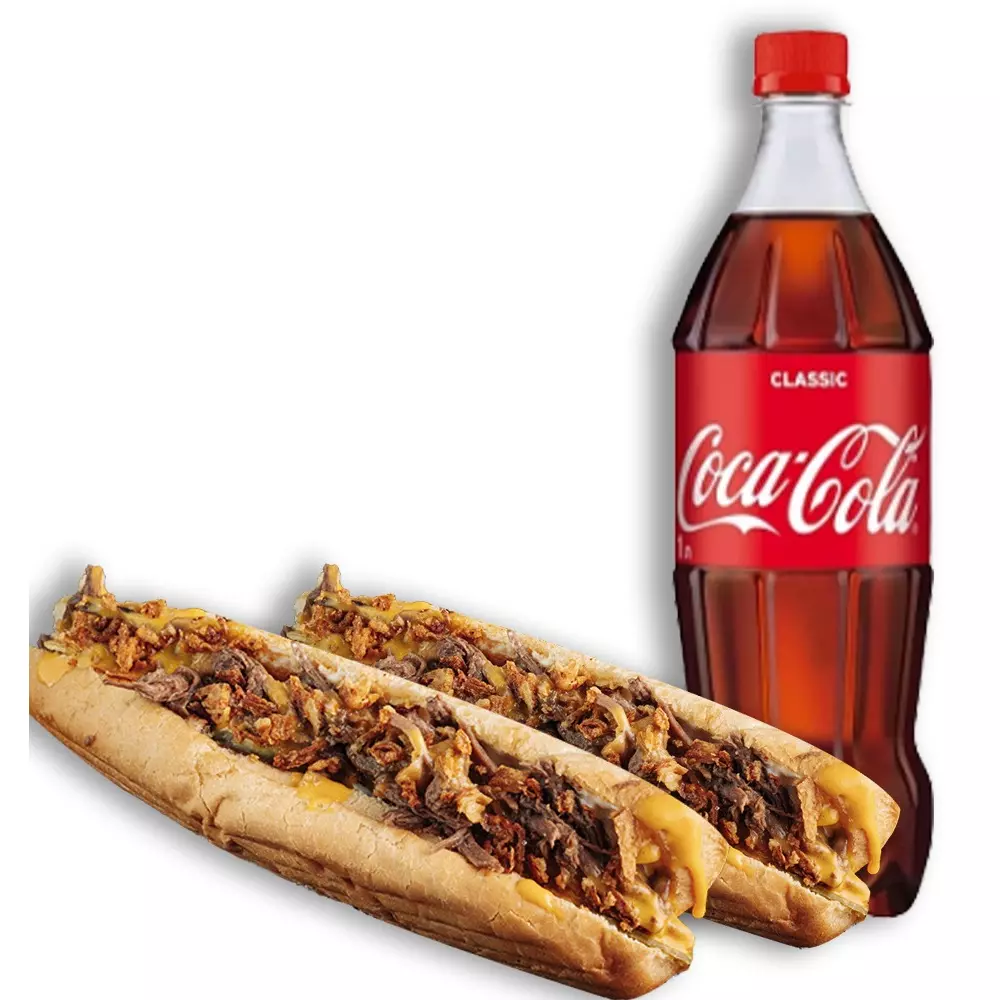 Два сэндвича, Coca-Cola Classic (1л.)